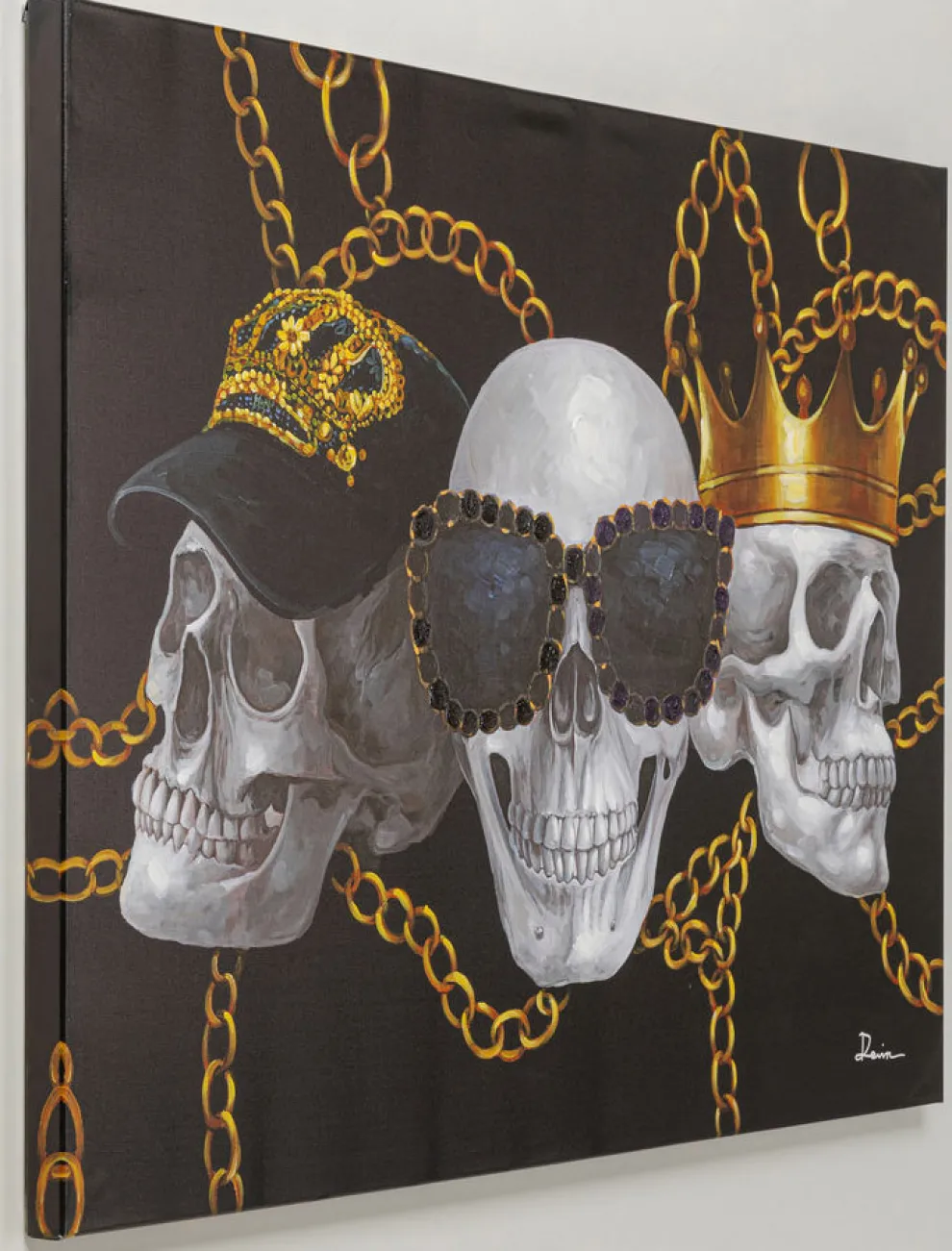Canvas Skull Gang 90x120cm
