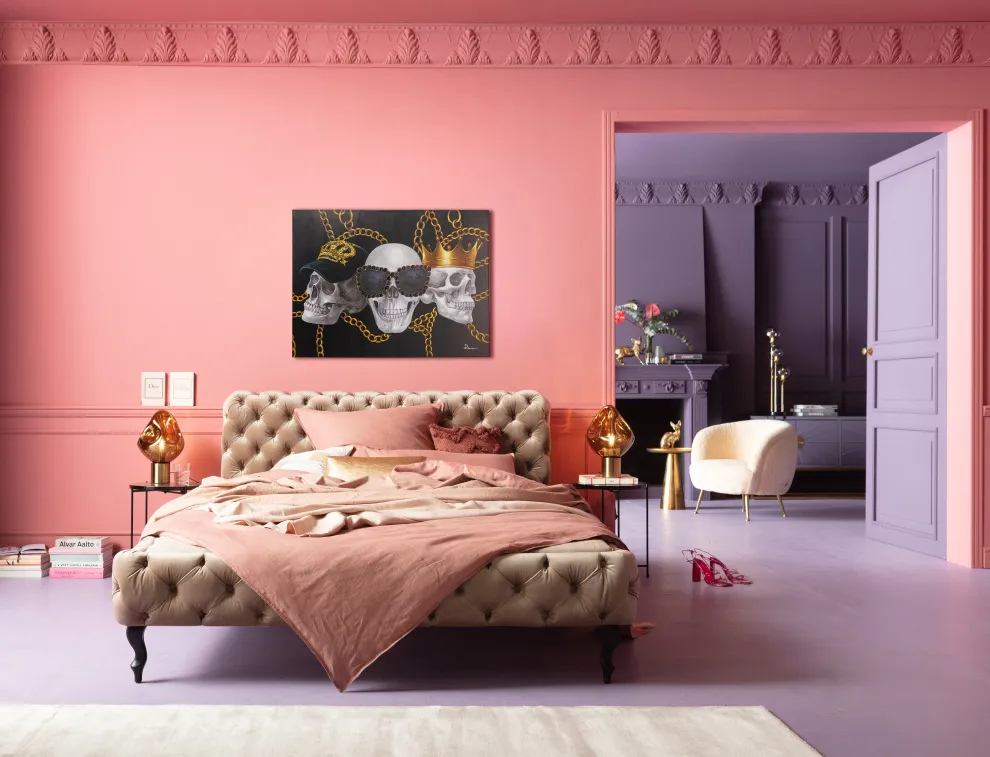 Canvas Skull Gang 90x120cm