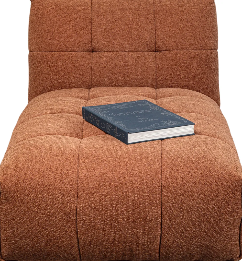 Chaise Longue Boogie Brown 147cm