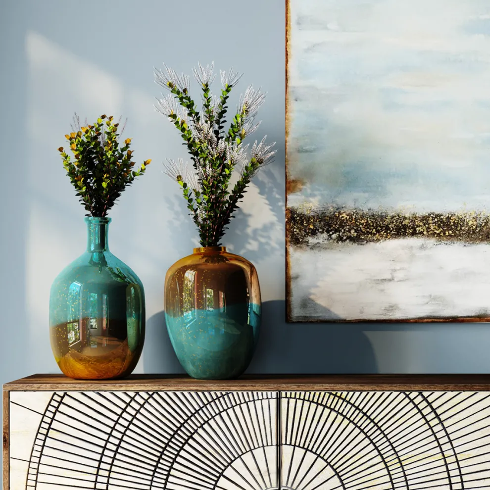 Deco Vaas Lizy Shine Multi 50cm