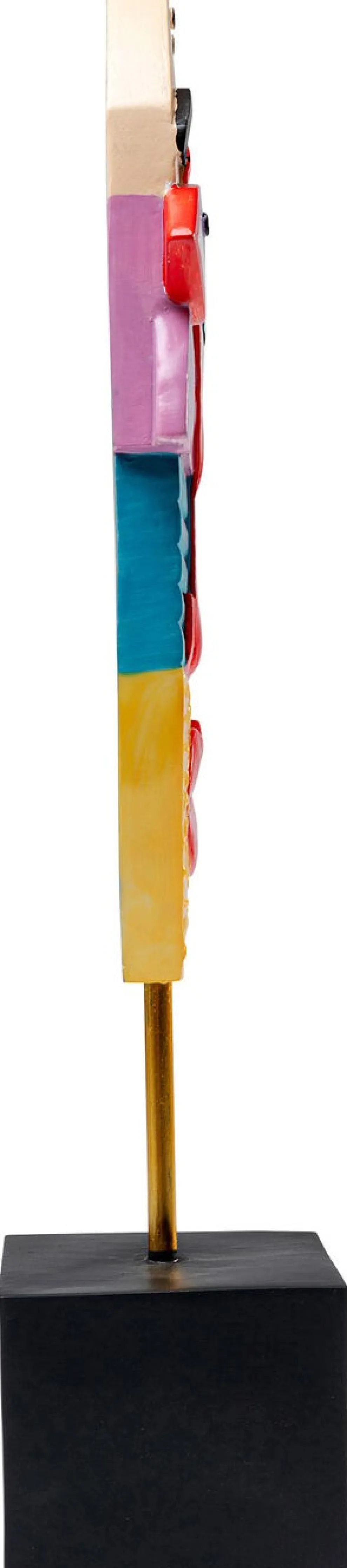 Decofiguur Abstract Face Multicolour 52cm