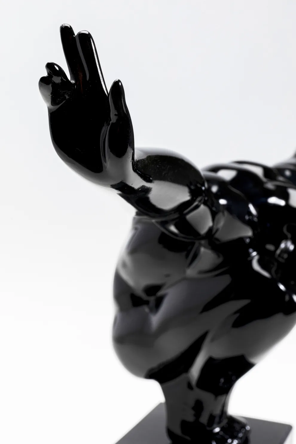 Decofiguur Atleet Zwart Klein