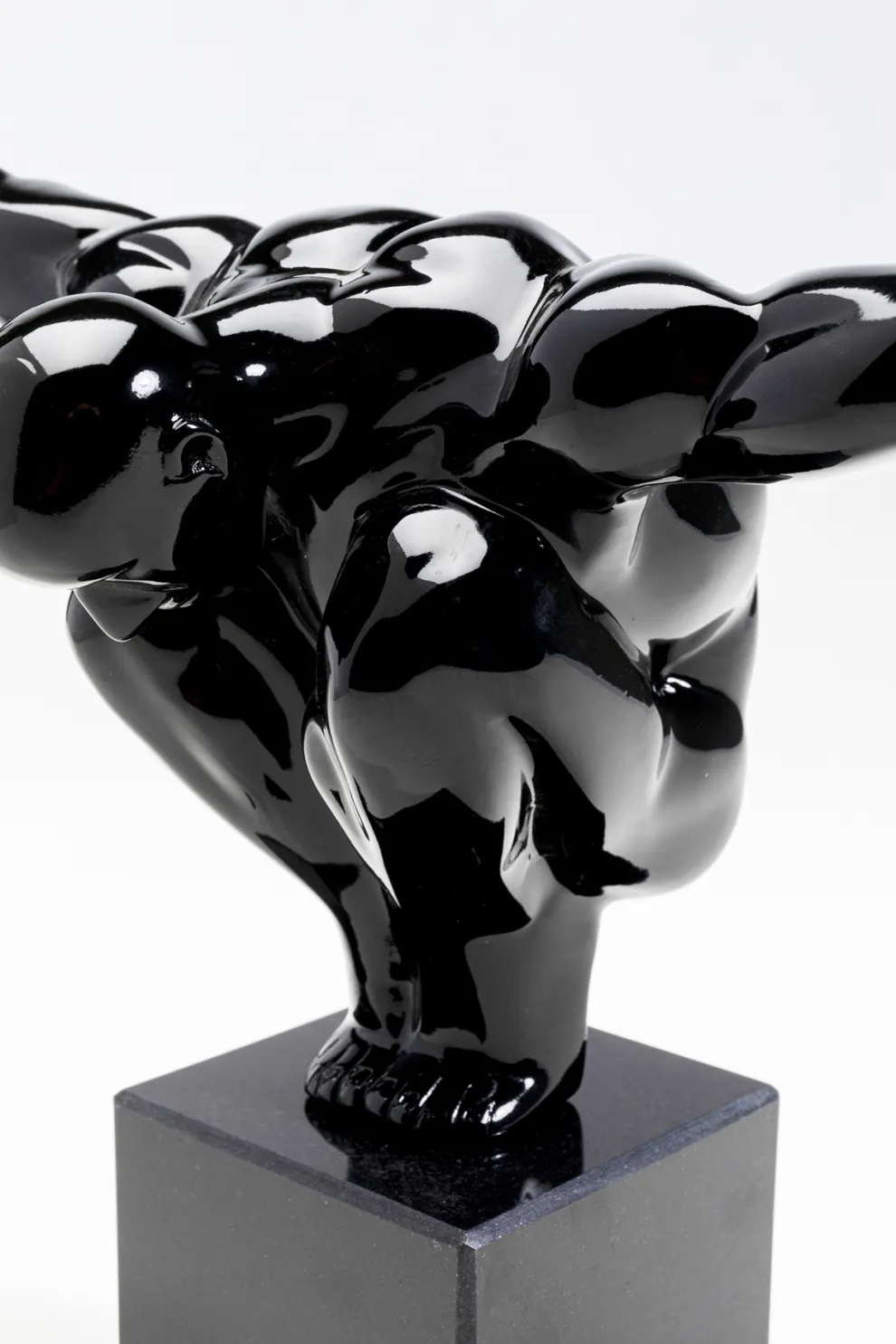 Decofiguur Atleet Zwart Klein