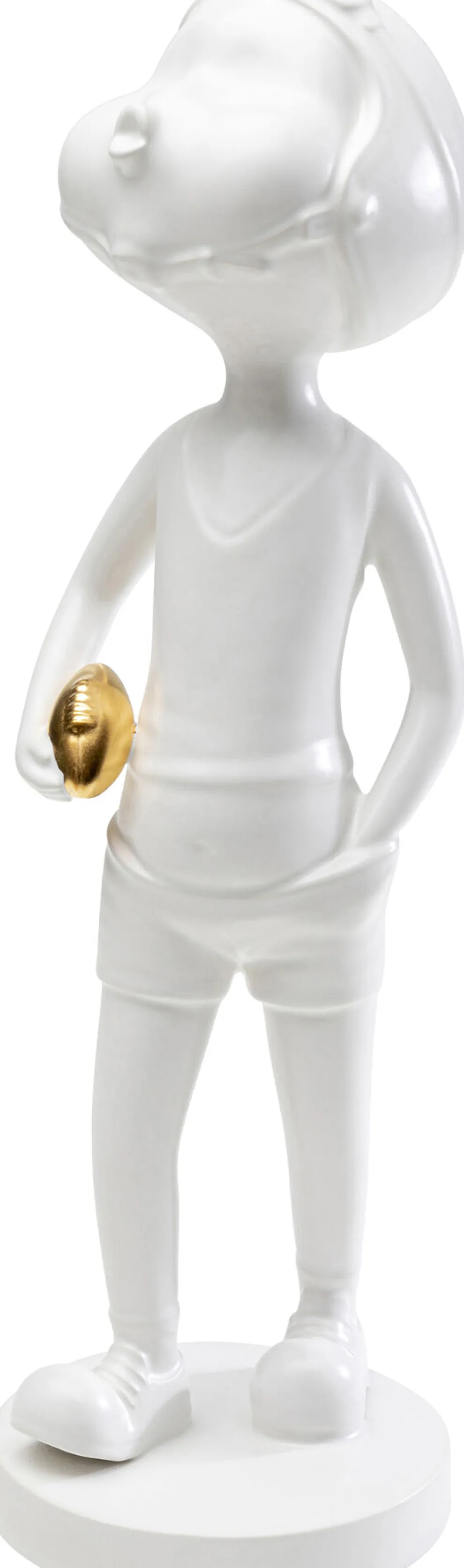 Decofiguur Ball Girl White 41cm