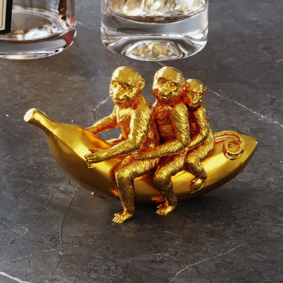 Decofiguur Banana Ride 12cm