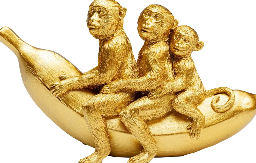 Decofiguur Banana Ride 12cm