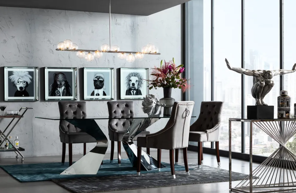 Decofiguur Betta Fish Zilver Klein