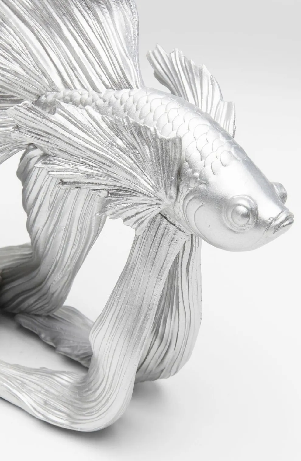 Decofiguur Betta Fish Zilver Klein