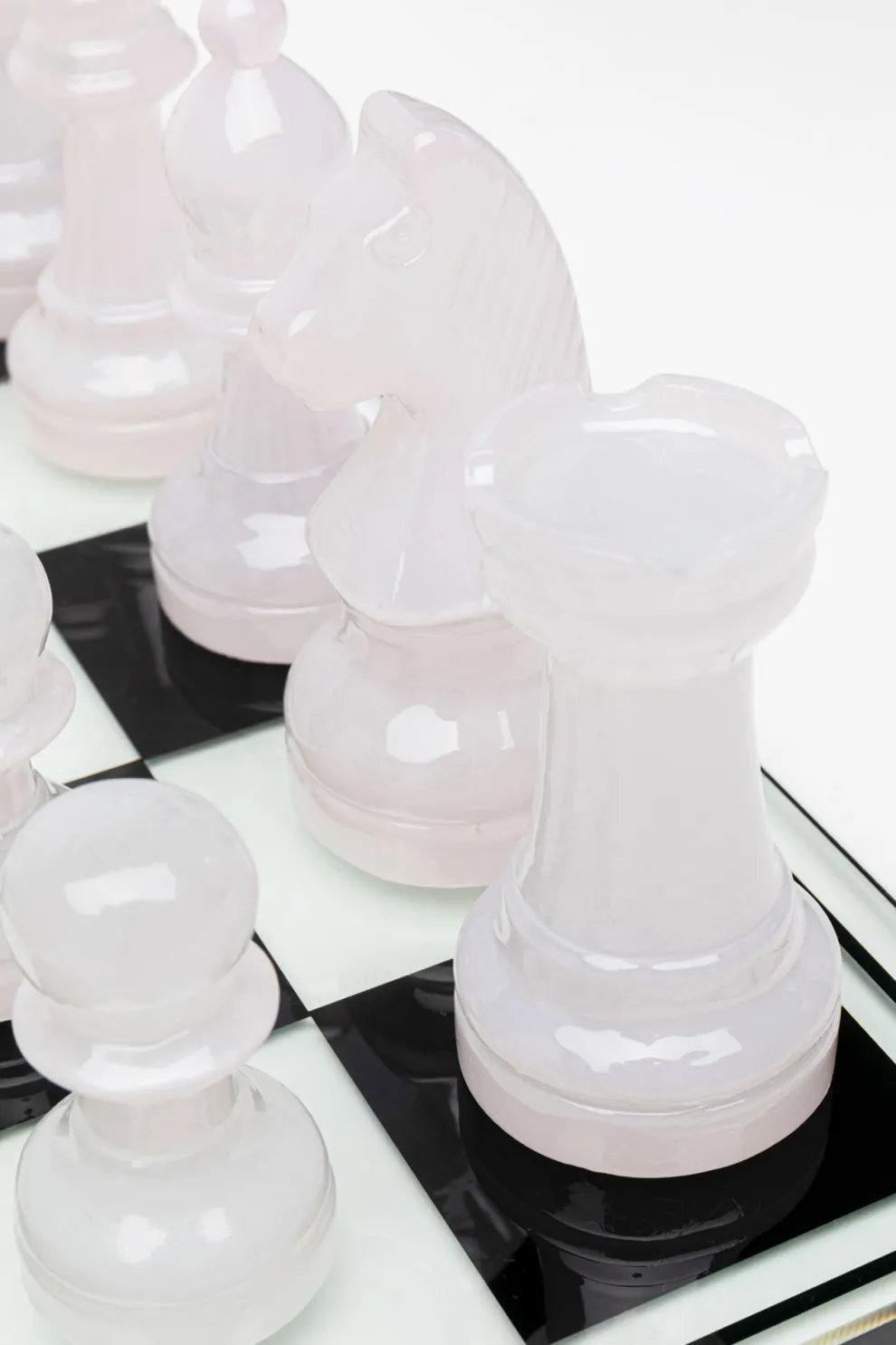 Decofiguur Chess Transparent 60x60cm