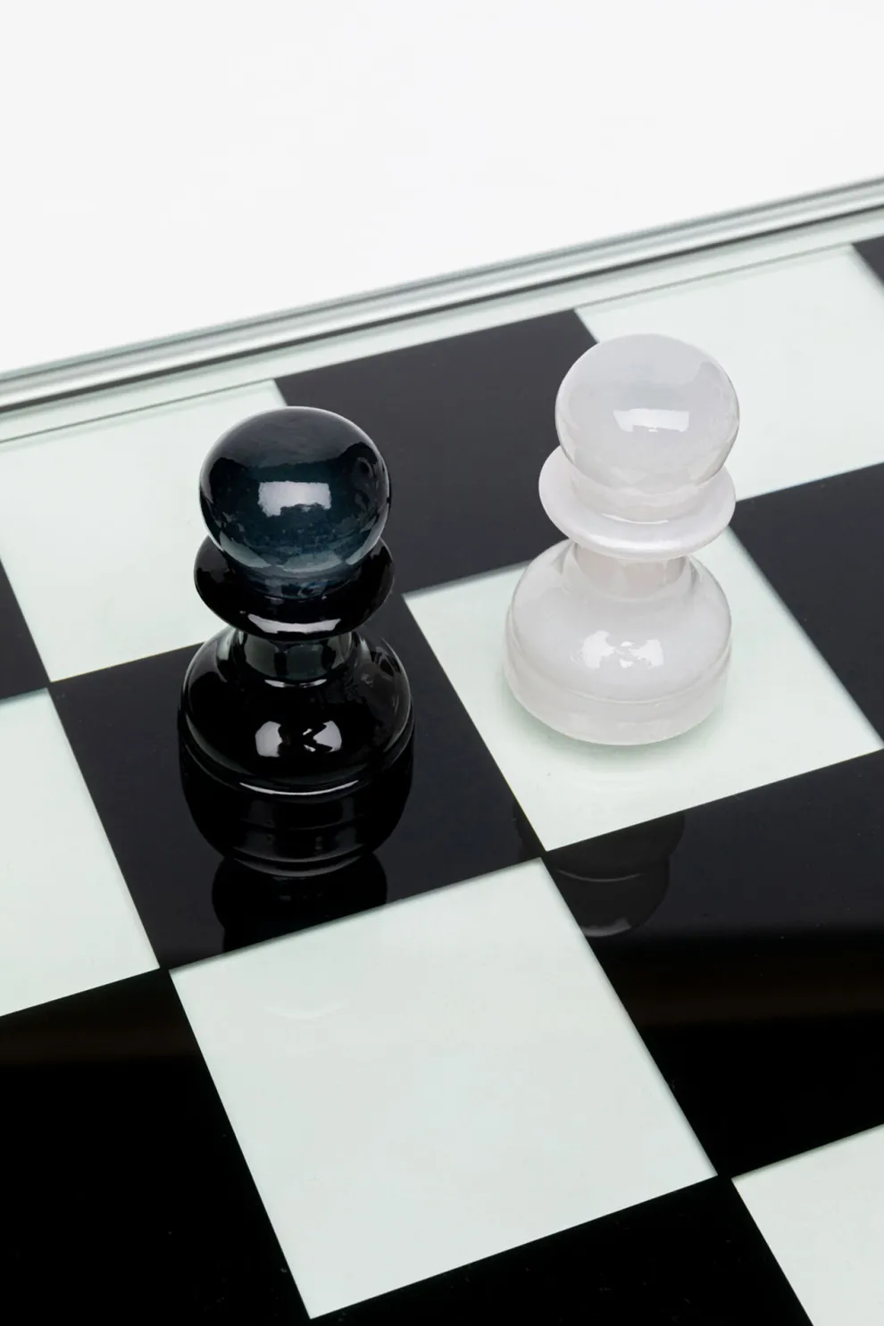 Decofiguur Chess Transparent 60x60cm