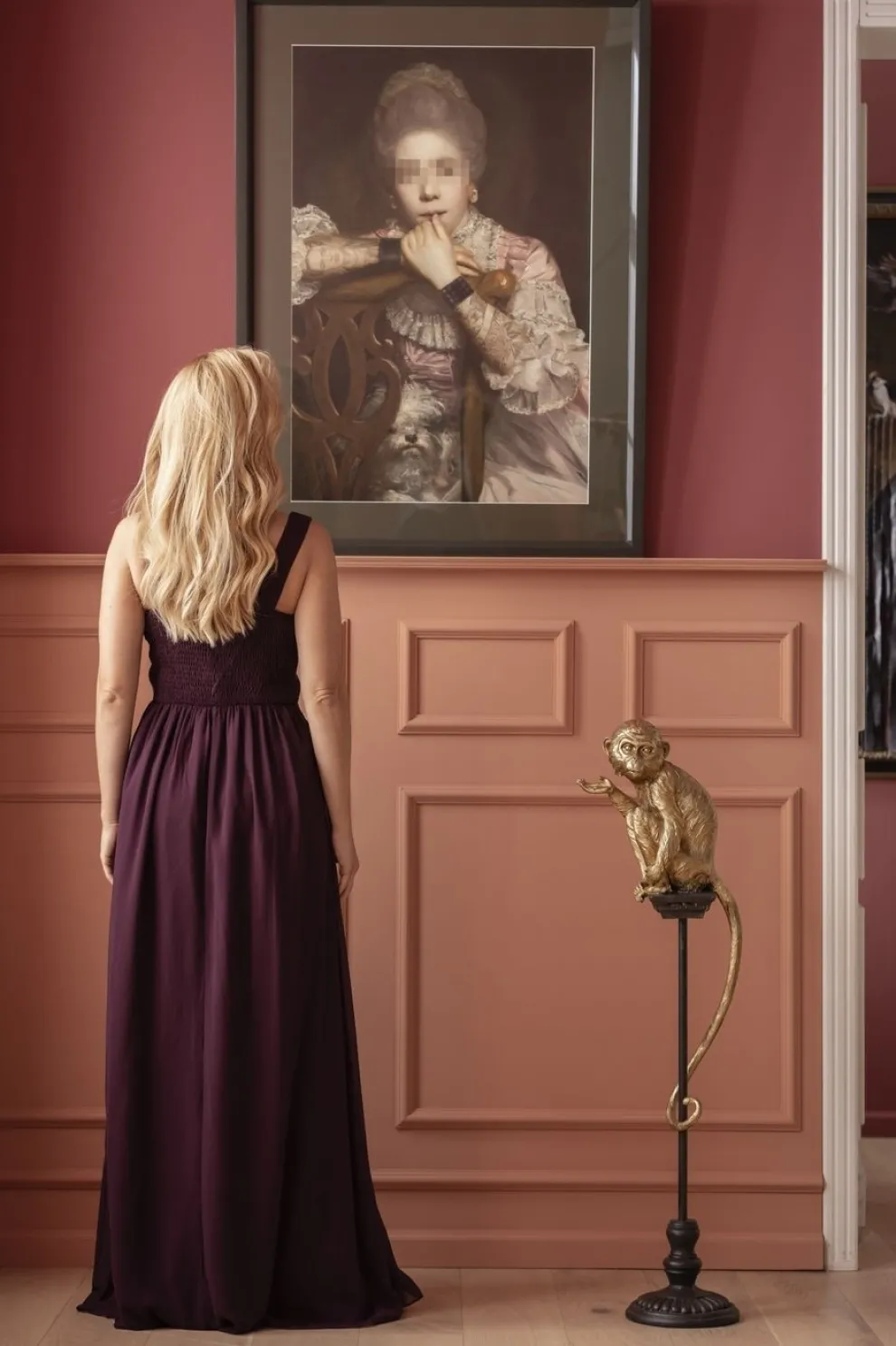 Decofiguur Circus Aap 109cm