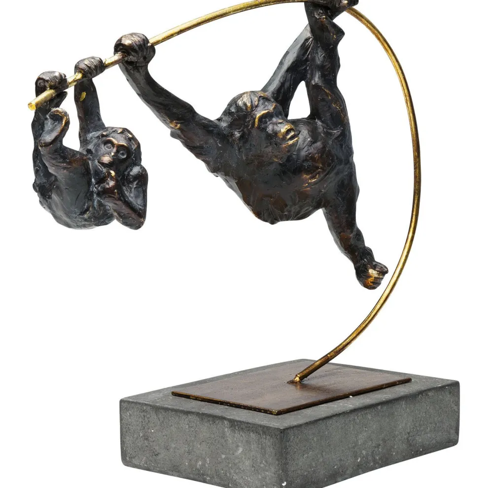 Decofiguur Climbing Monkeys