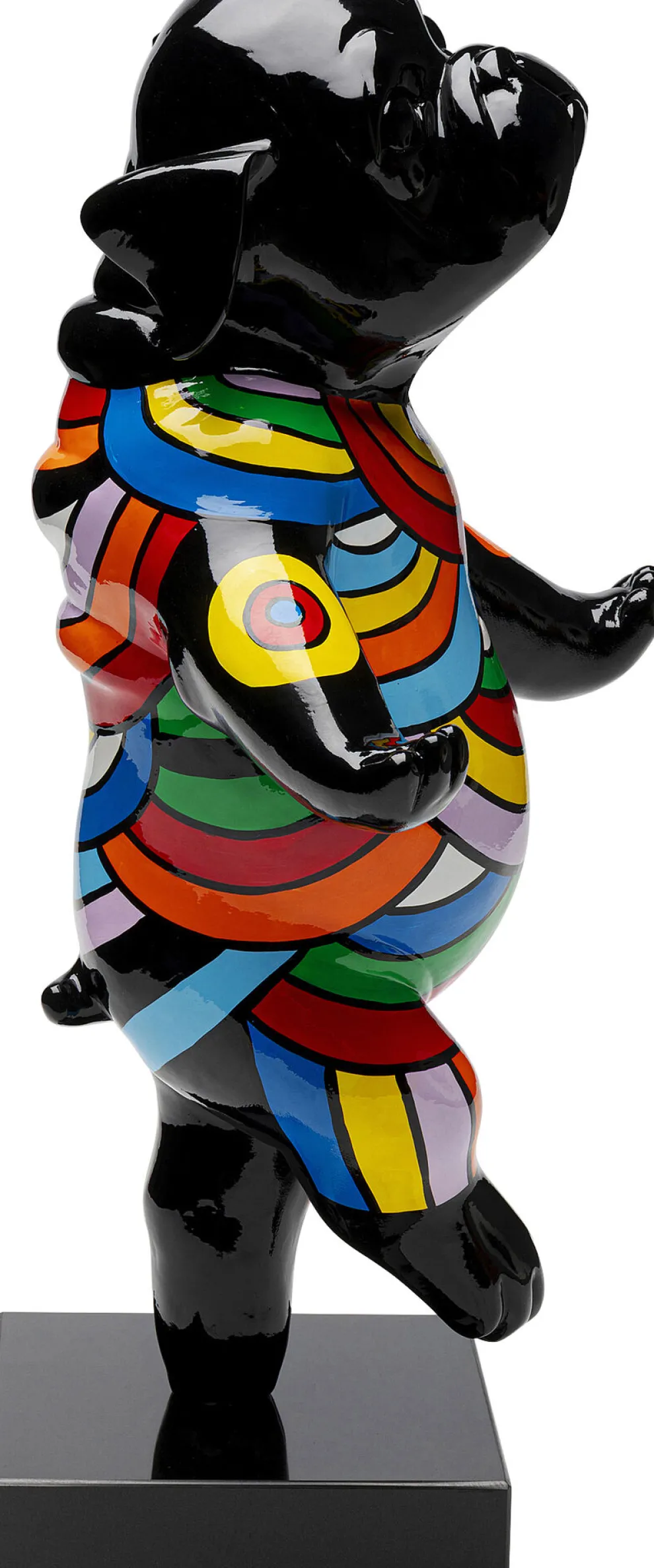 Decofiguur Dancing Dog 53cm