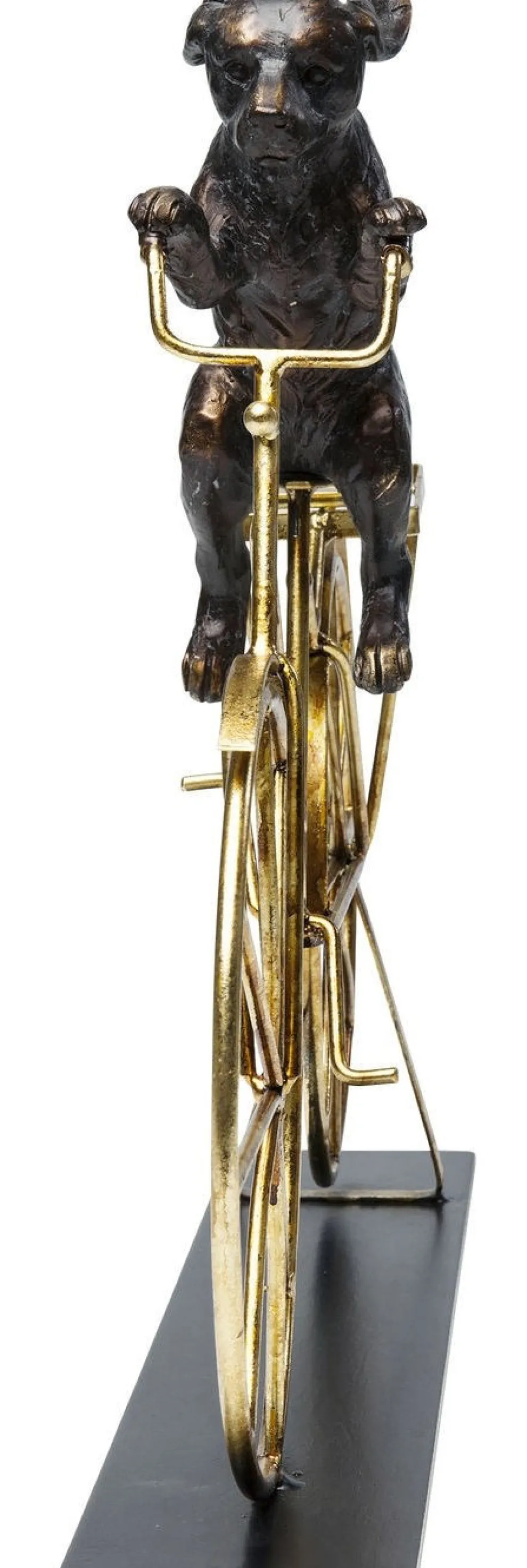 Decofiguur Dog With Bicycle