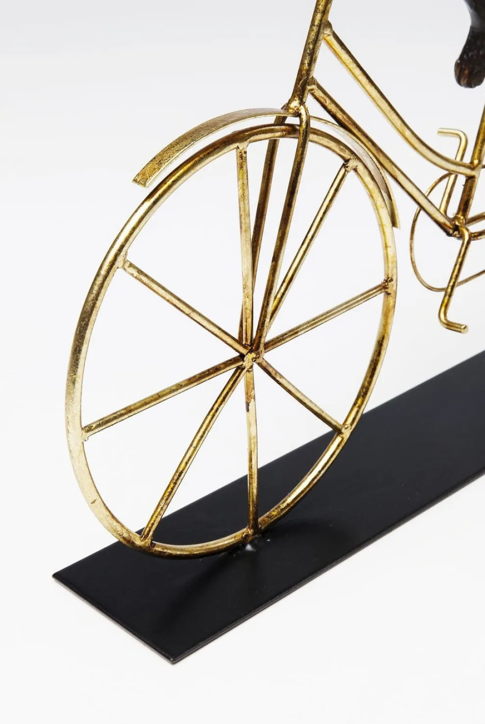 Decofiguur Dog With Bicycle