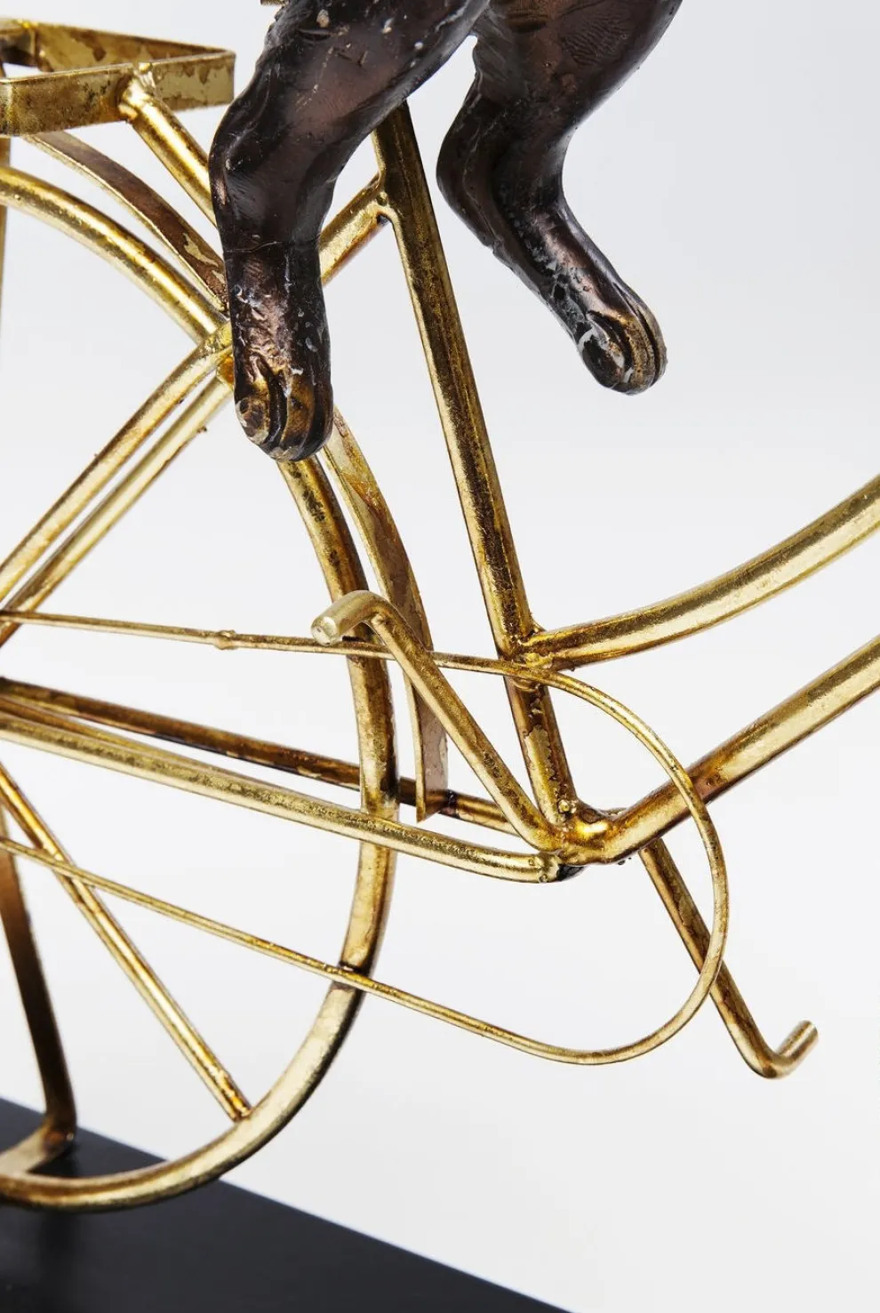 Decofiguur Dog With Bicycle