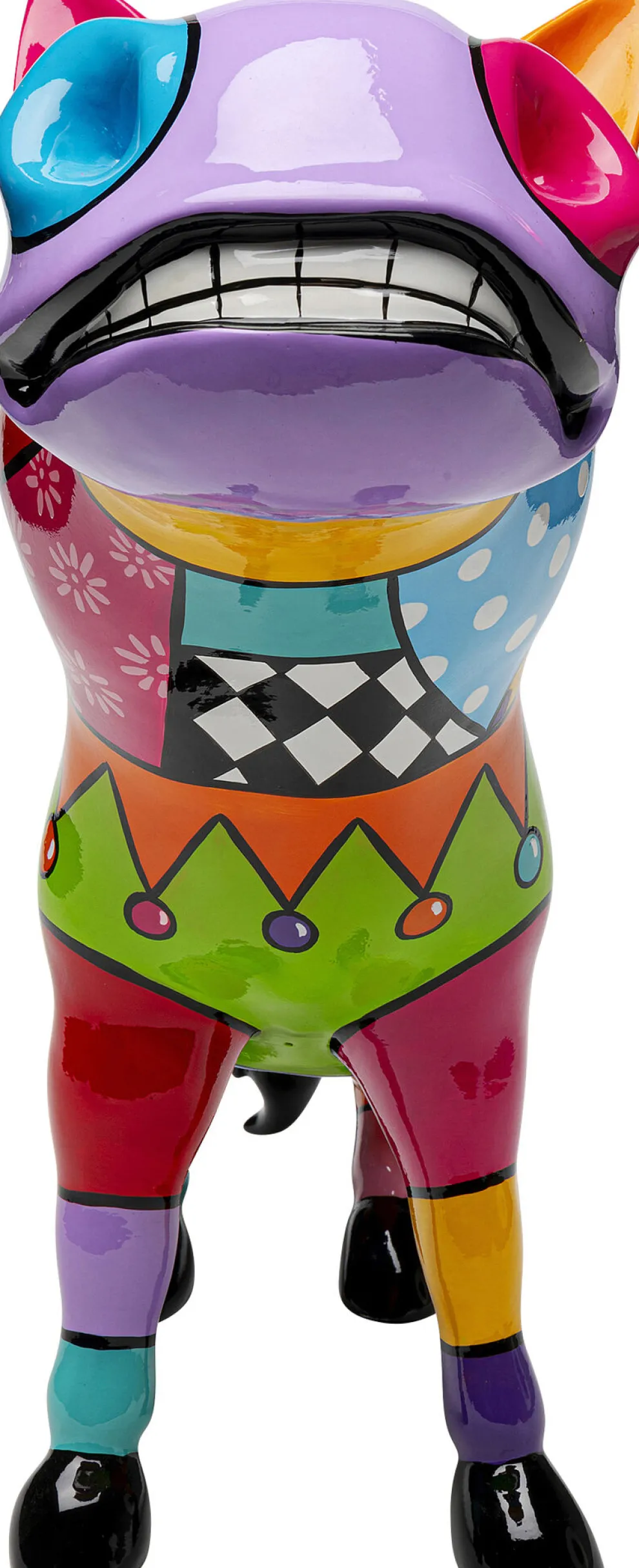 Decofiguur Donkey Patchwork 54cm