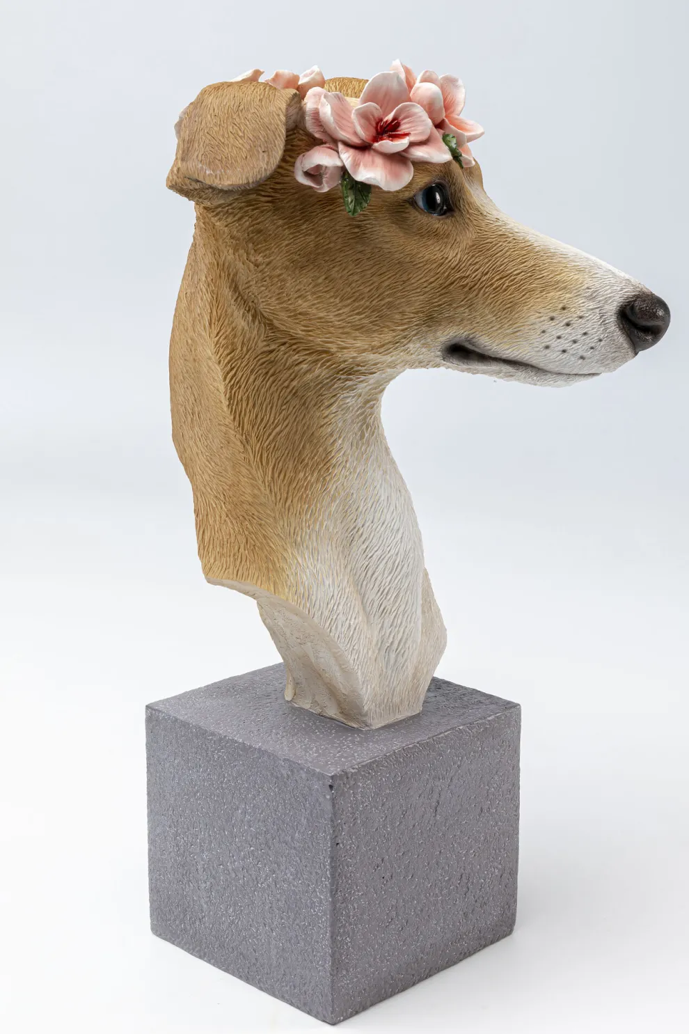 Decofiguur Fiori Greyhound 47cm