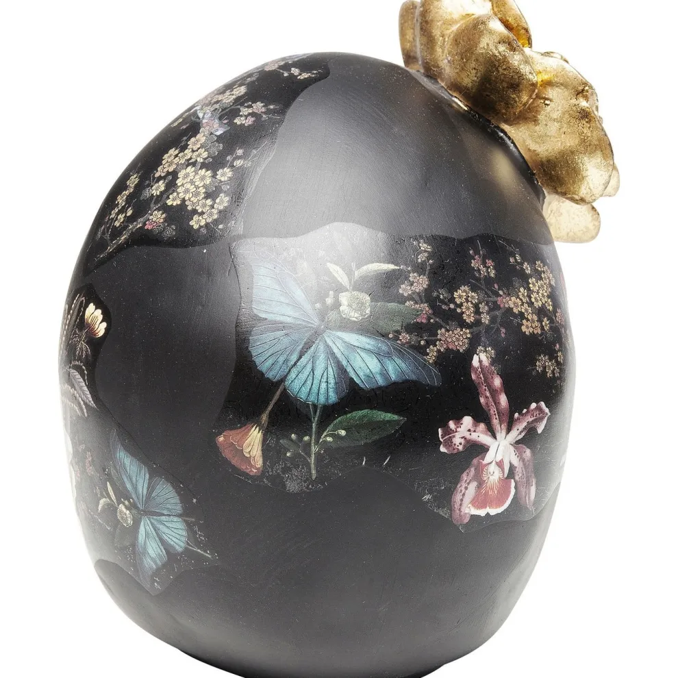 Decofiguur Flower Skull 22cm