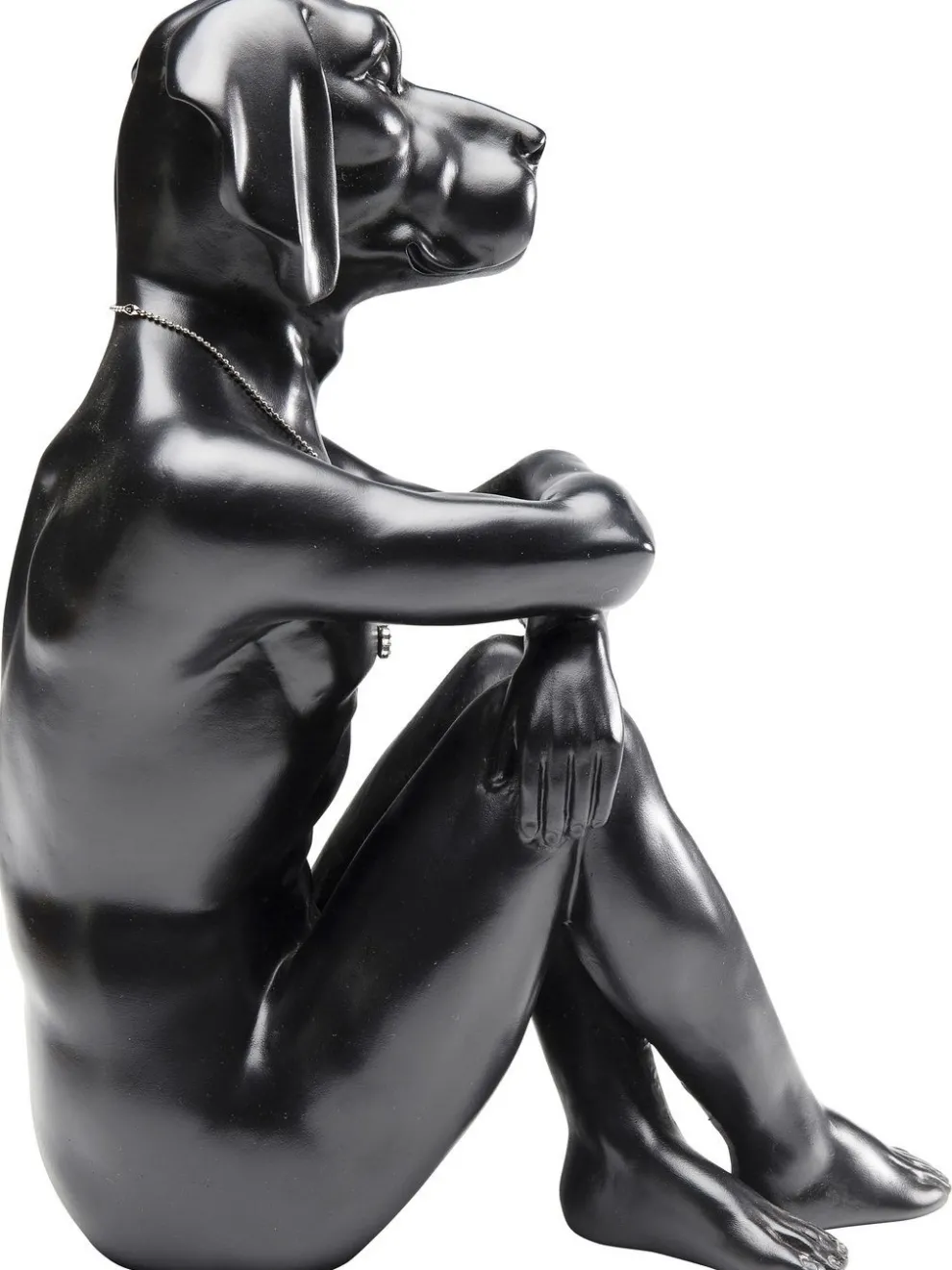 Decofiguur Gangster Dog Zwart