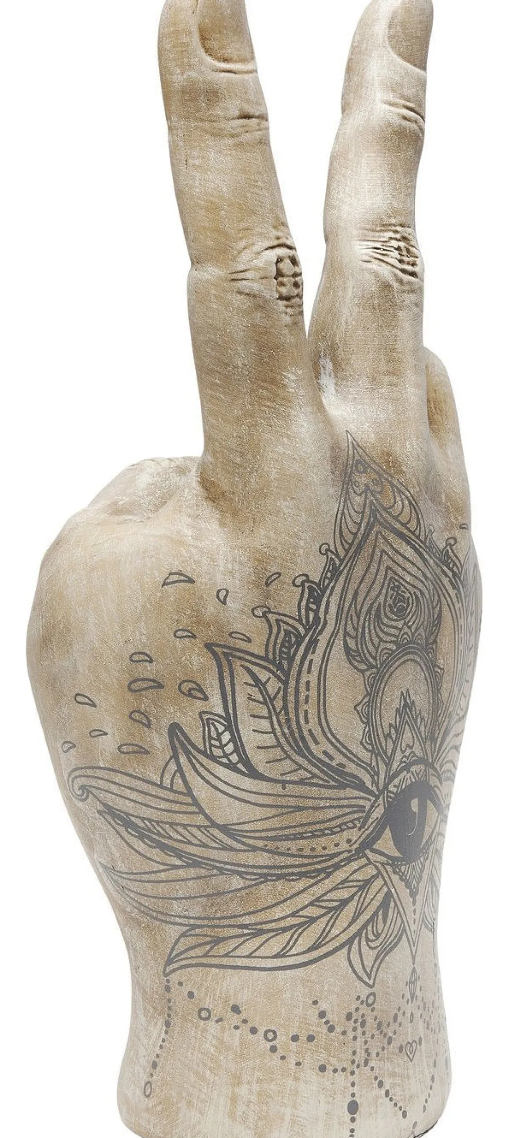 Decofiguur Hand Victory Tattoo Eye 36cm