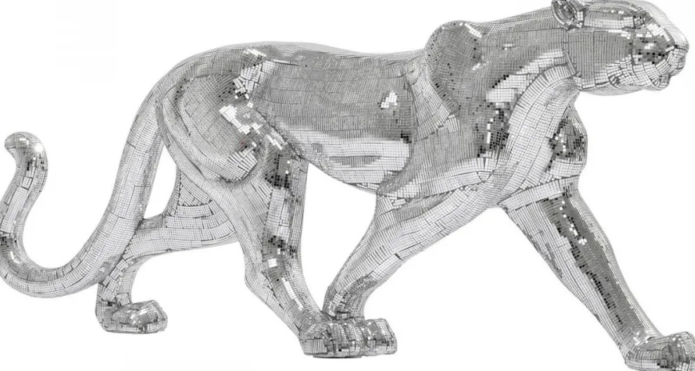 Decofiguur Leopard Mozaïek 129cm