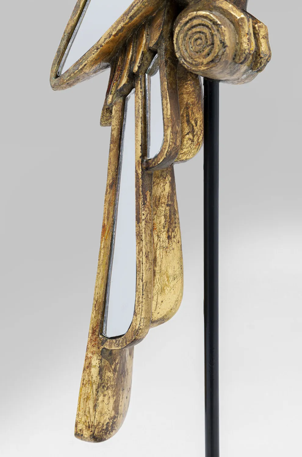 Decofiguur Mirrored Parrot