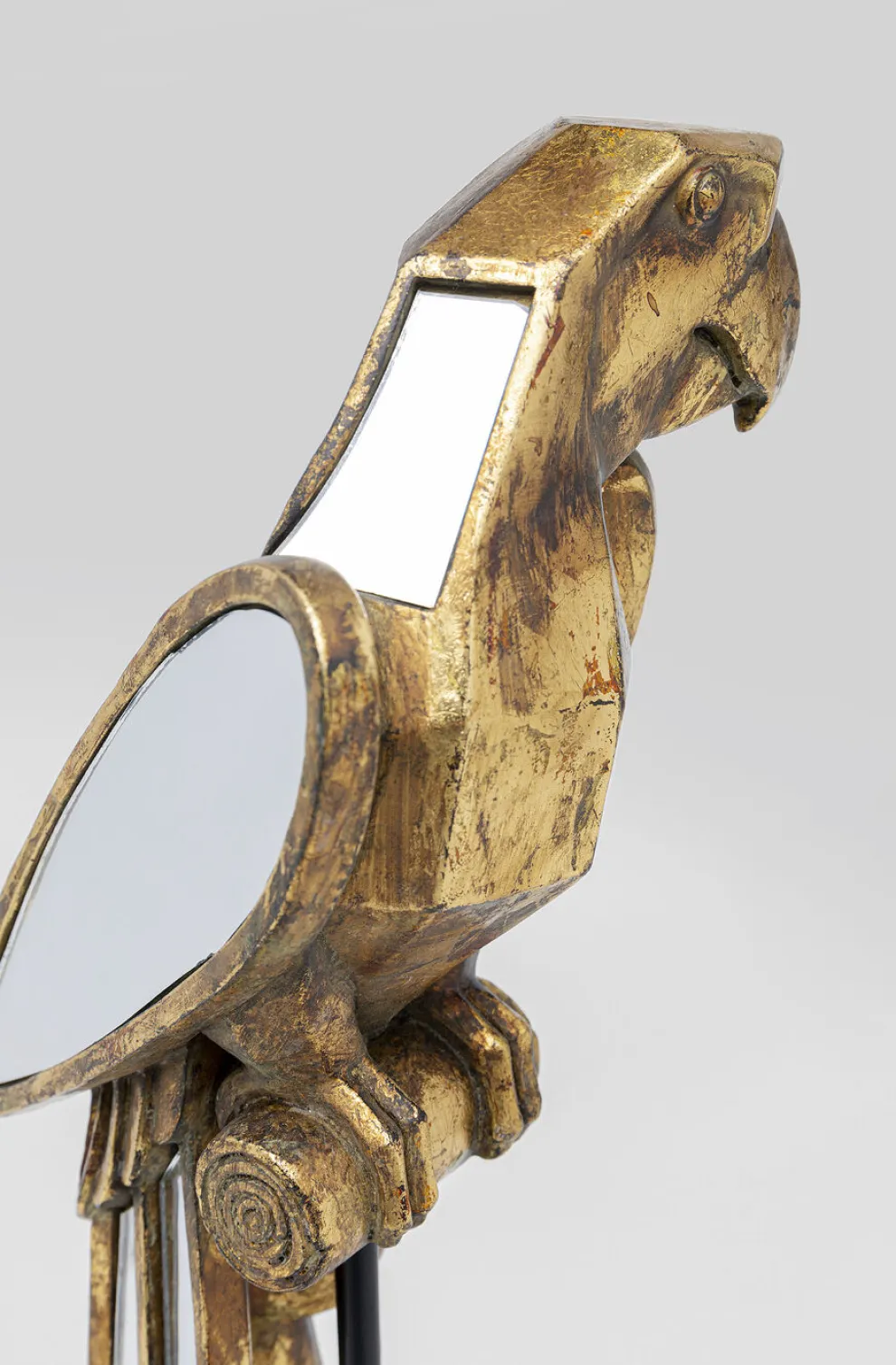 Decofiguur Mirrored Parrot