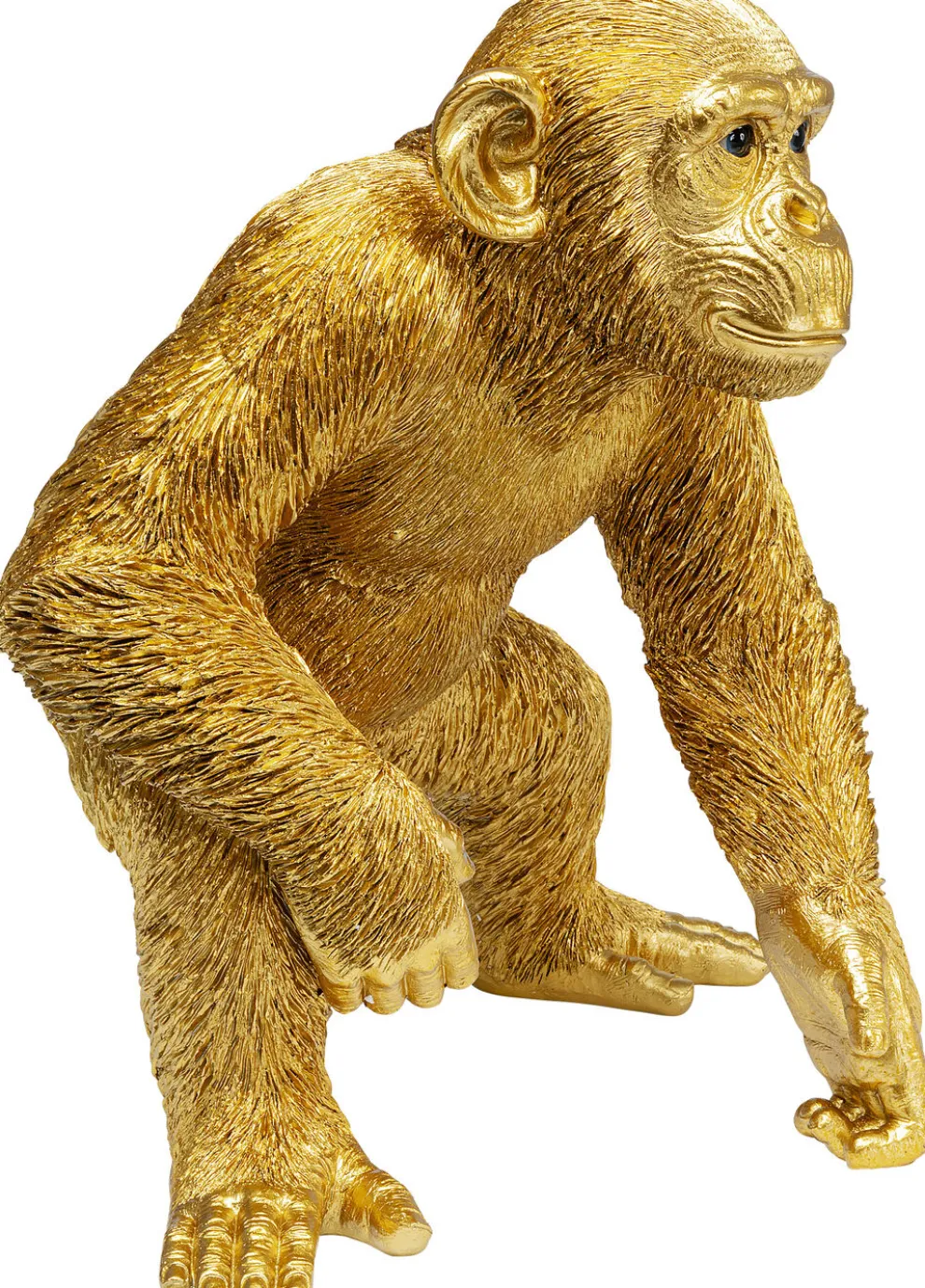 Decofiguur Playing Ape Goud 50cm
