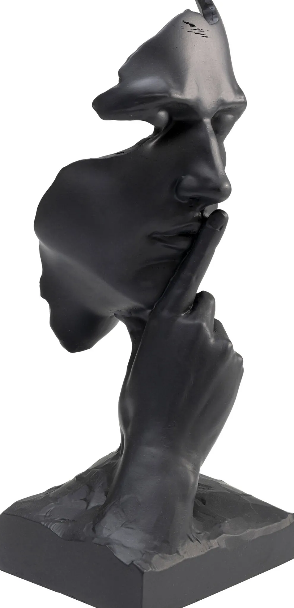 Decofiguur Quiet Face Black 31cm