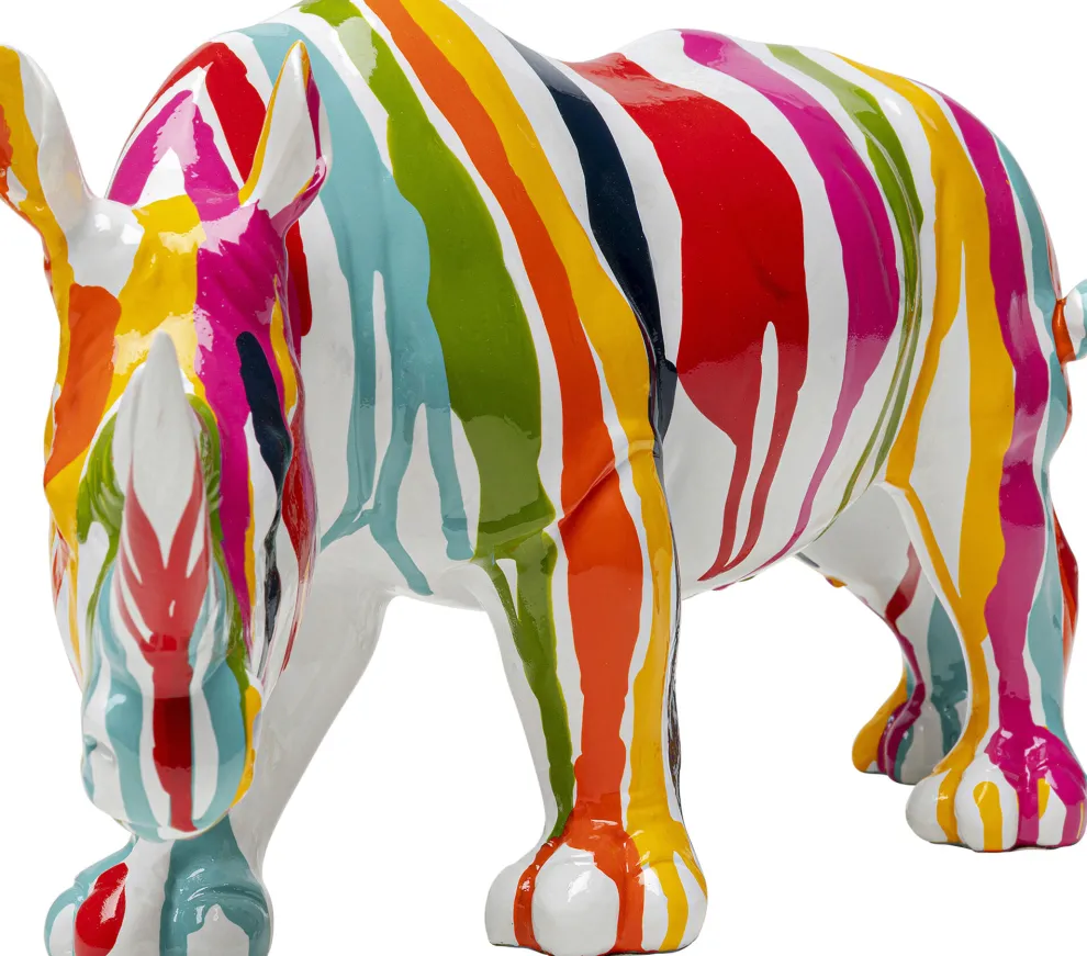Decofiguur Rhino Holi 18cm