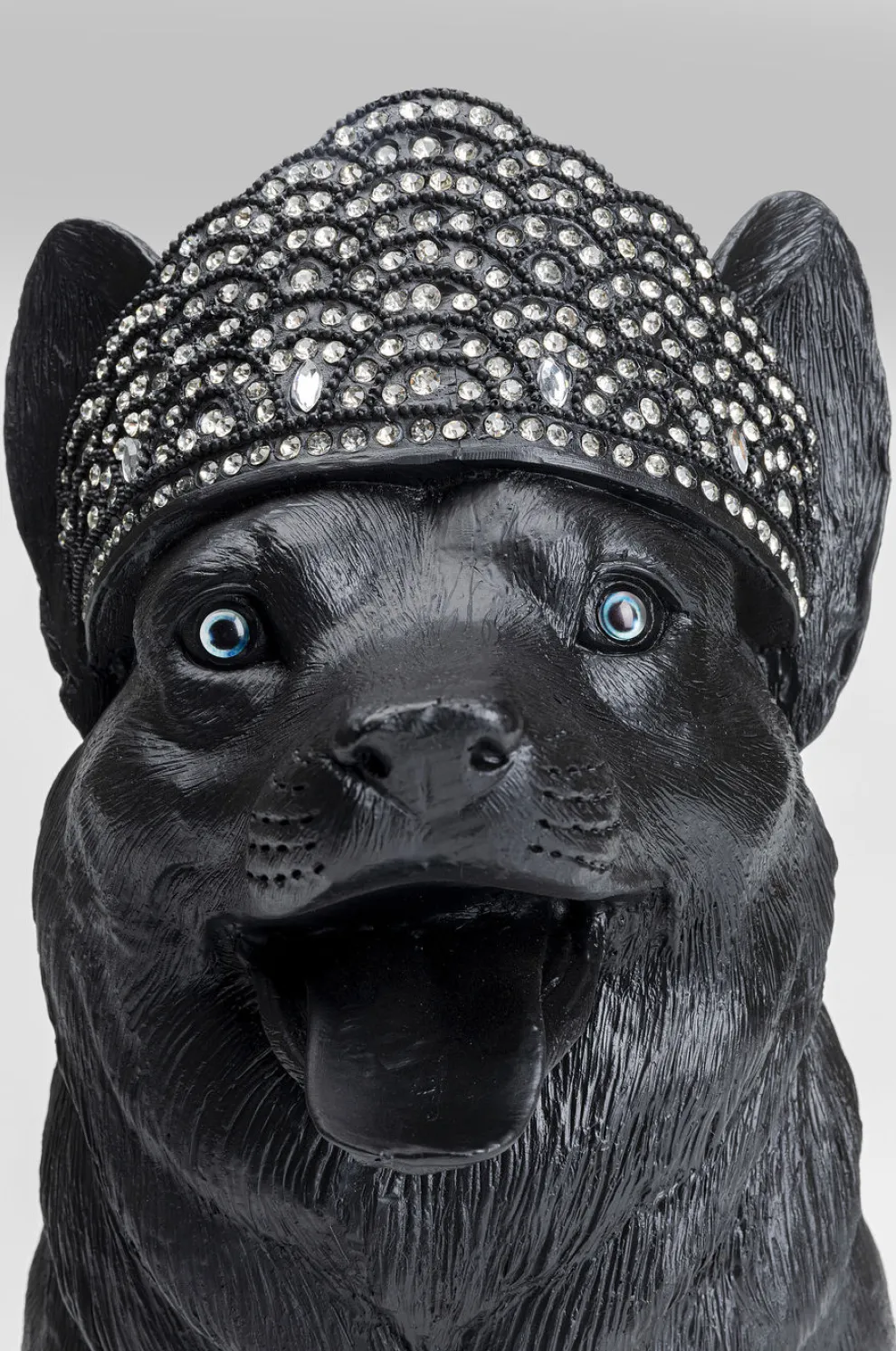 Decofiguur Royal Standing Corgi Zwart