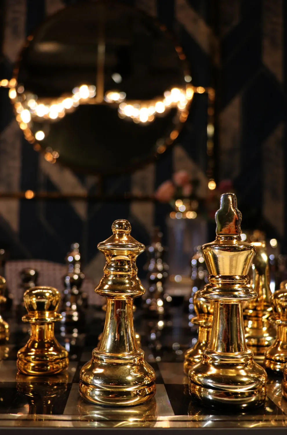 Decofiguur Schaken 60x60cm