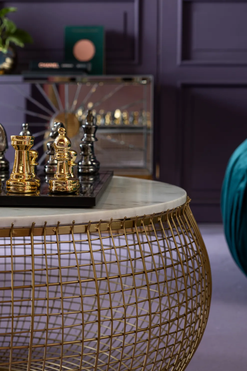 Decofiguur Schaken 60x60cm