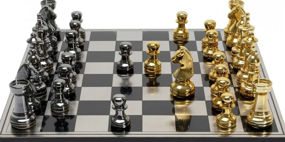 Decofiguur Schaken 60x60cm