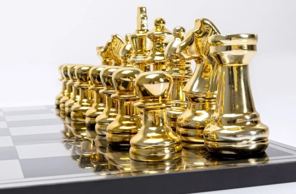 Decofiguur Schaken 60x60cm