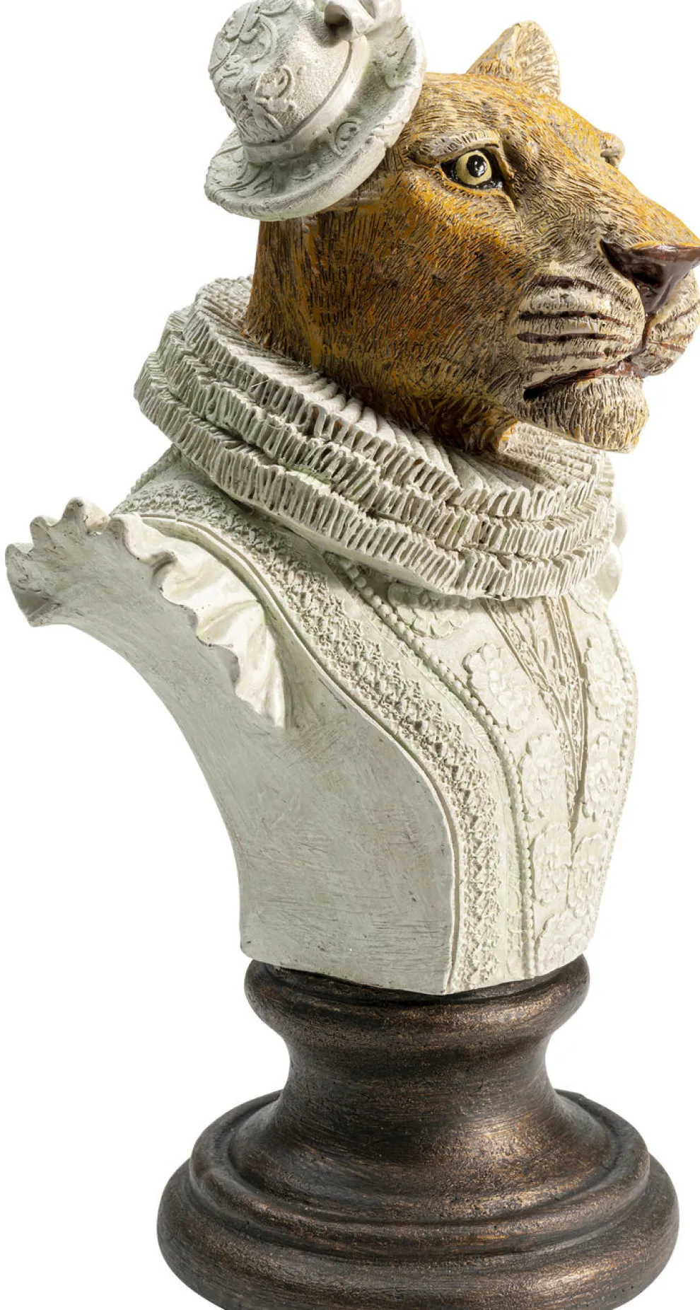 Decofiguur Sir Leopard Wit