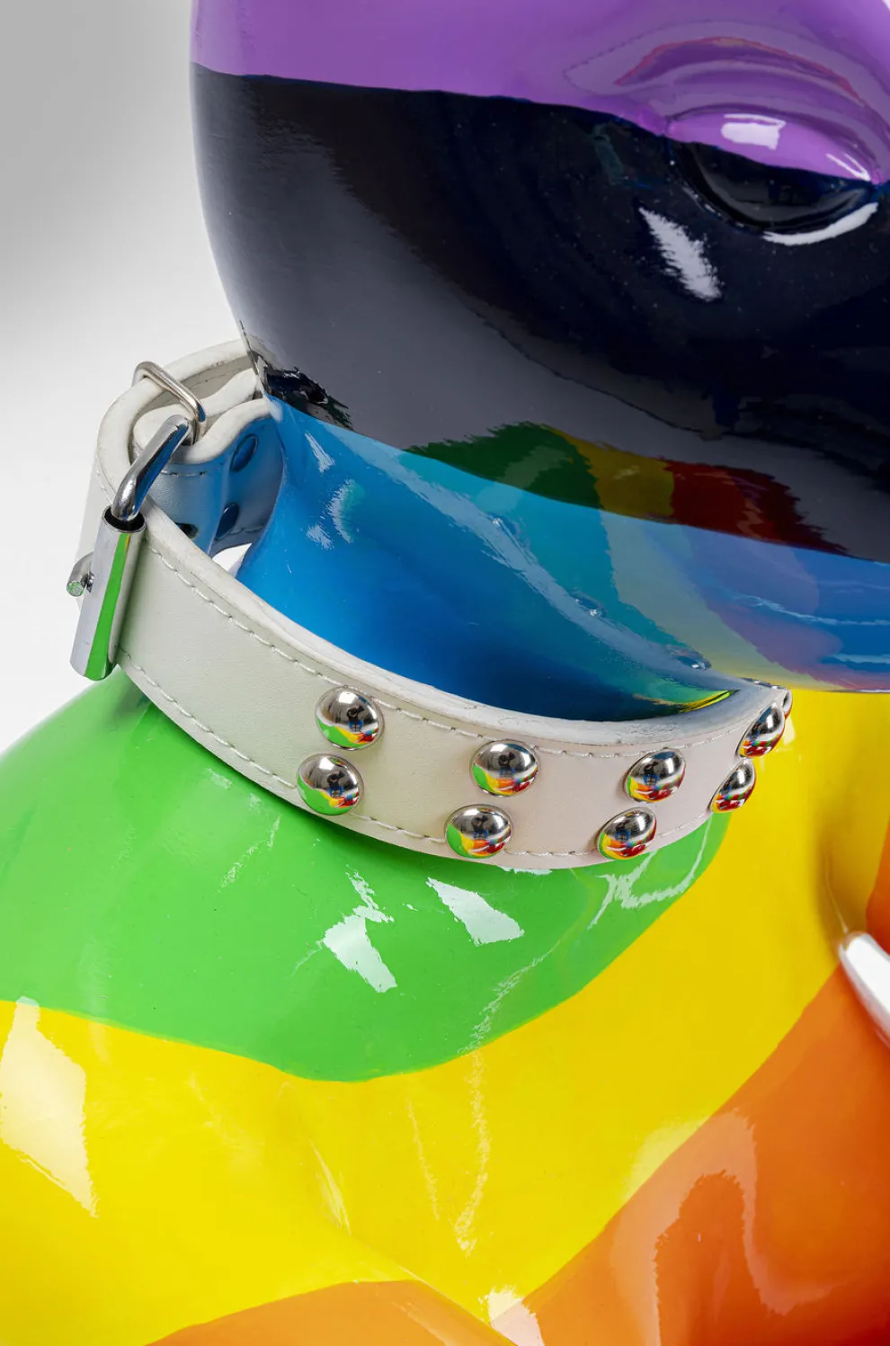 Decofiguur Sitting Rabbit Regenboog 80cm