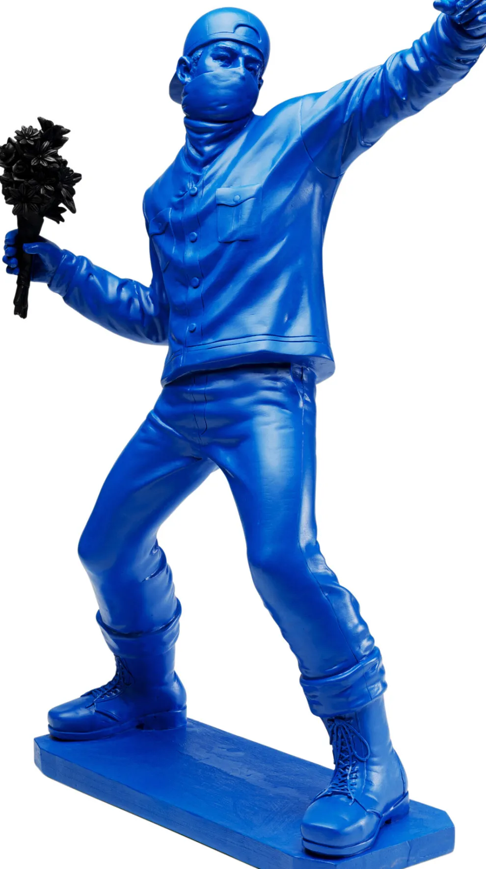 Decofiguur Sreet Art Bouquet Blue 67cm