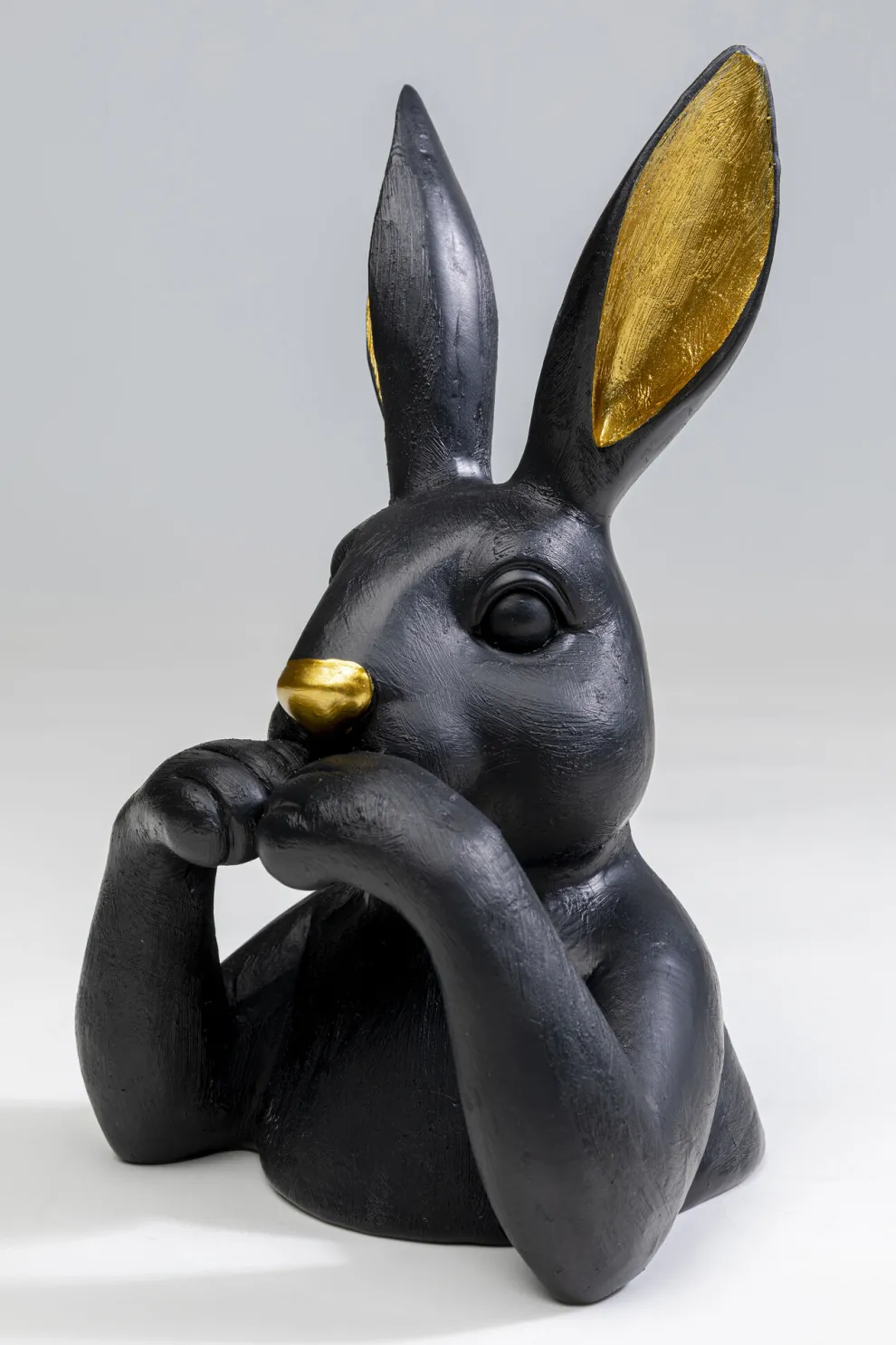 Decofiguur Sweet Rabbit Black 23cm