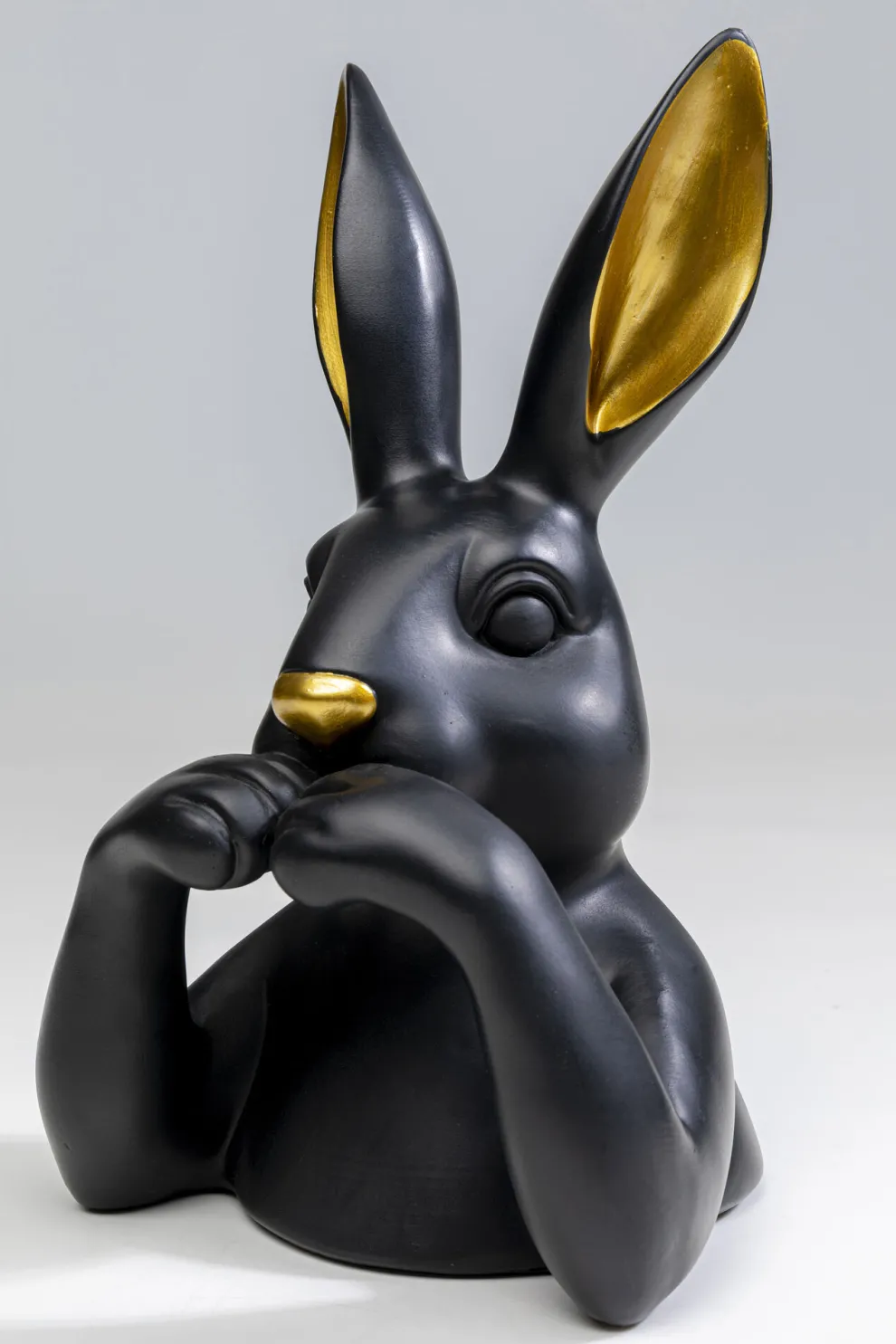 Decofiguur Sweet Rabbit Black 31cm