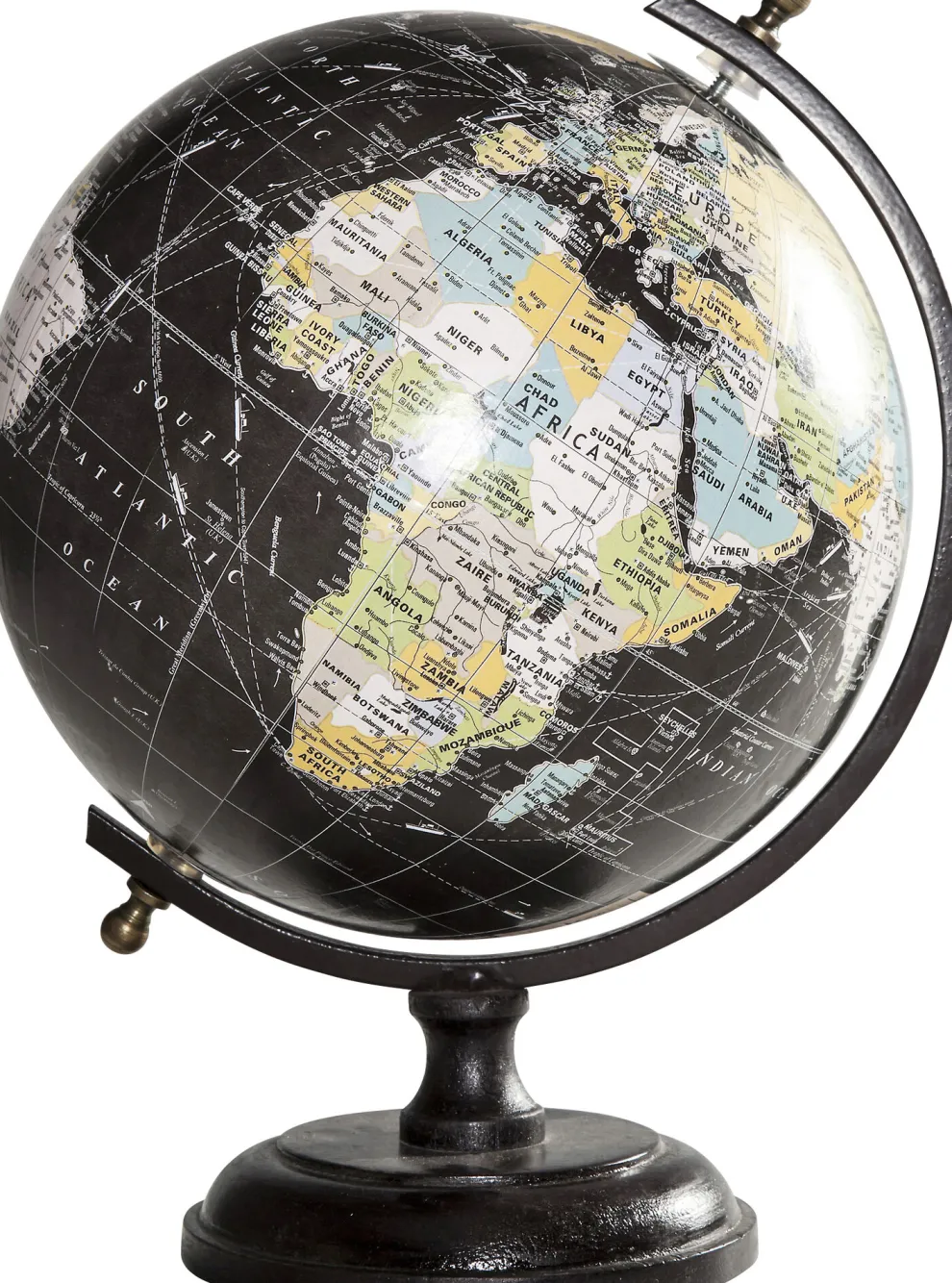 Decofiguur Wereldbol Vintage Willekeurige Kleur
