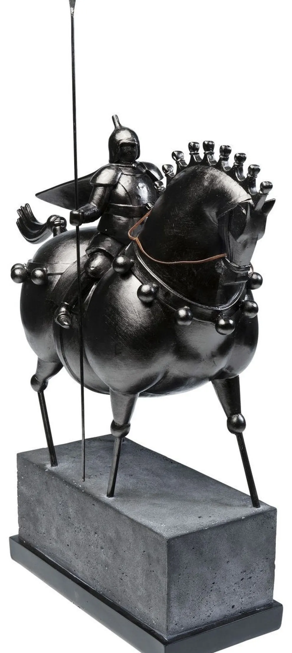 Decofiguur Zwarte Ridder