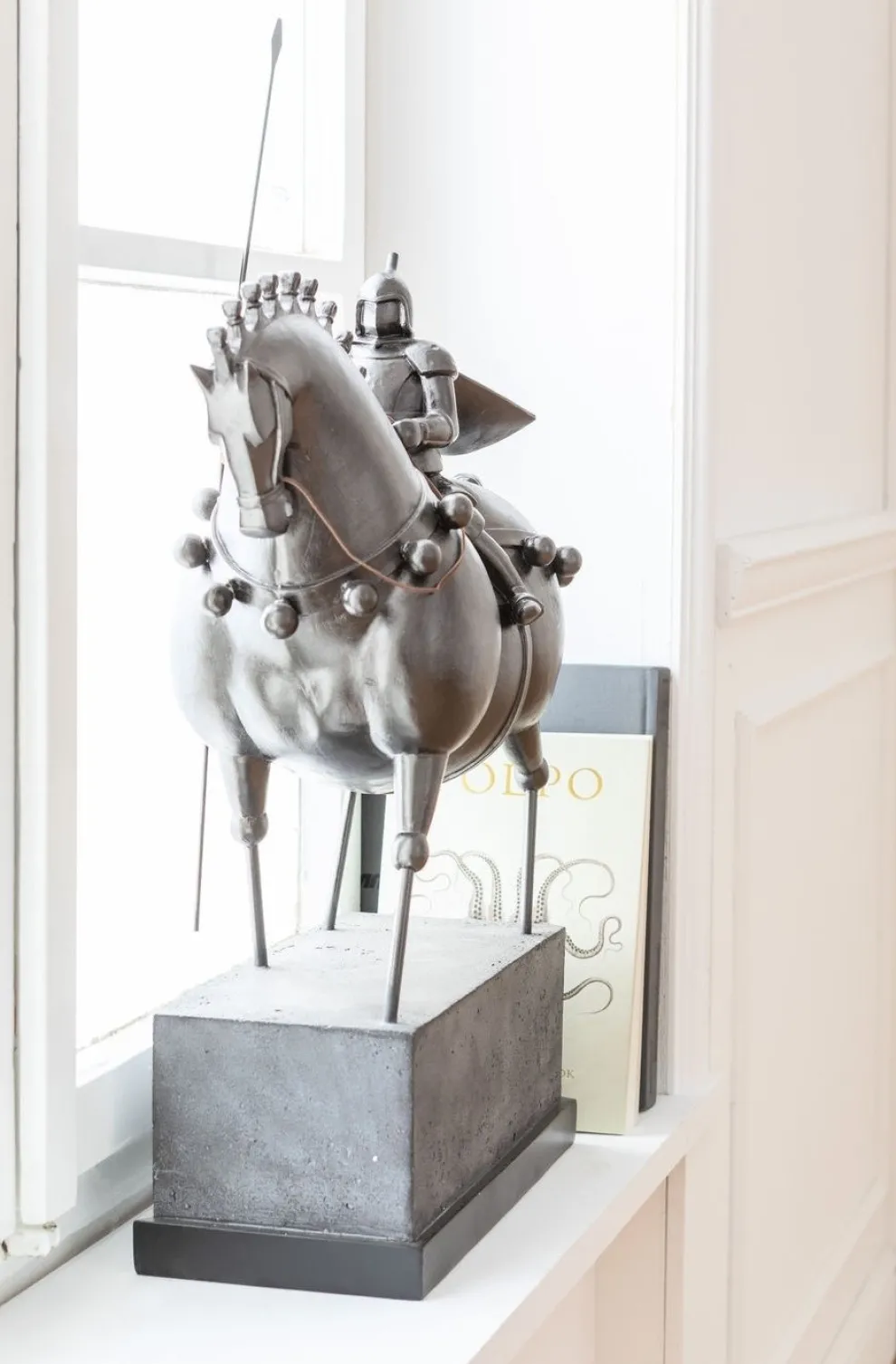 Decofiguur Zwarte Ridder