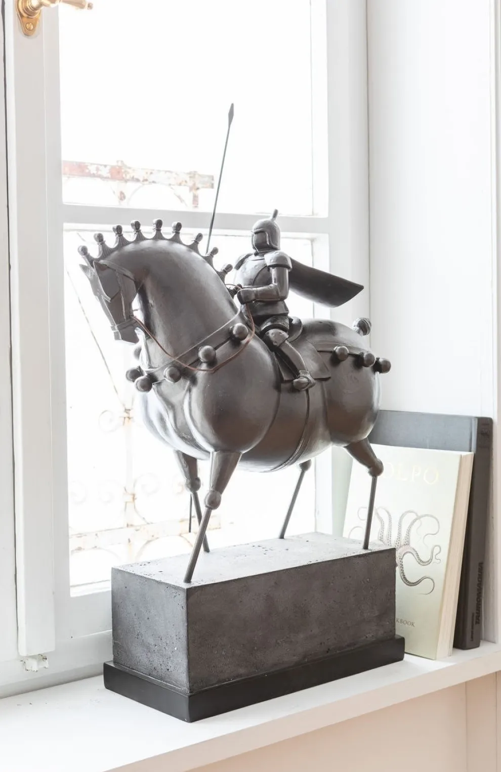 Decofiguur Zwarte Ridder