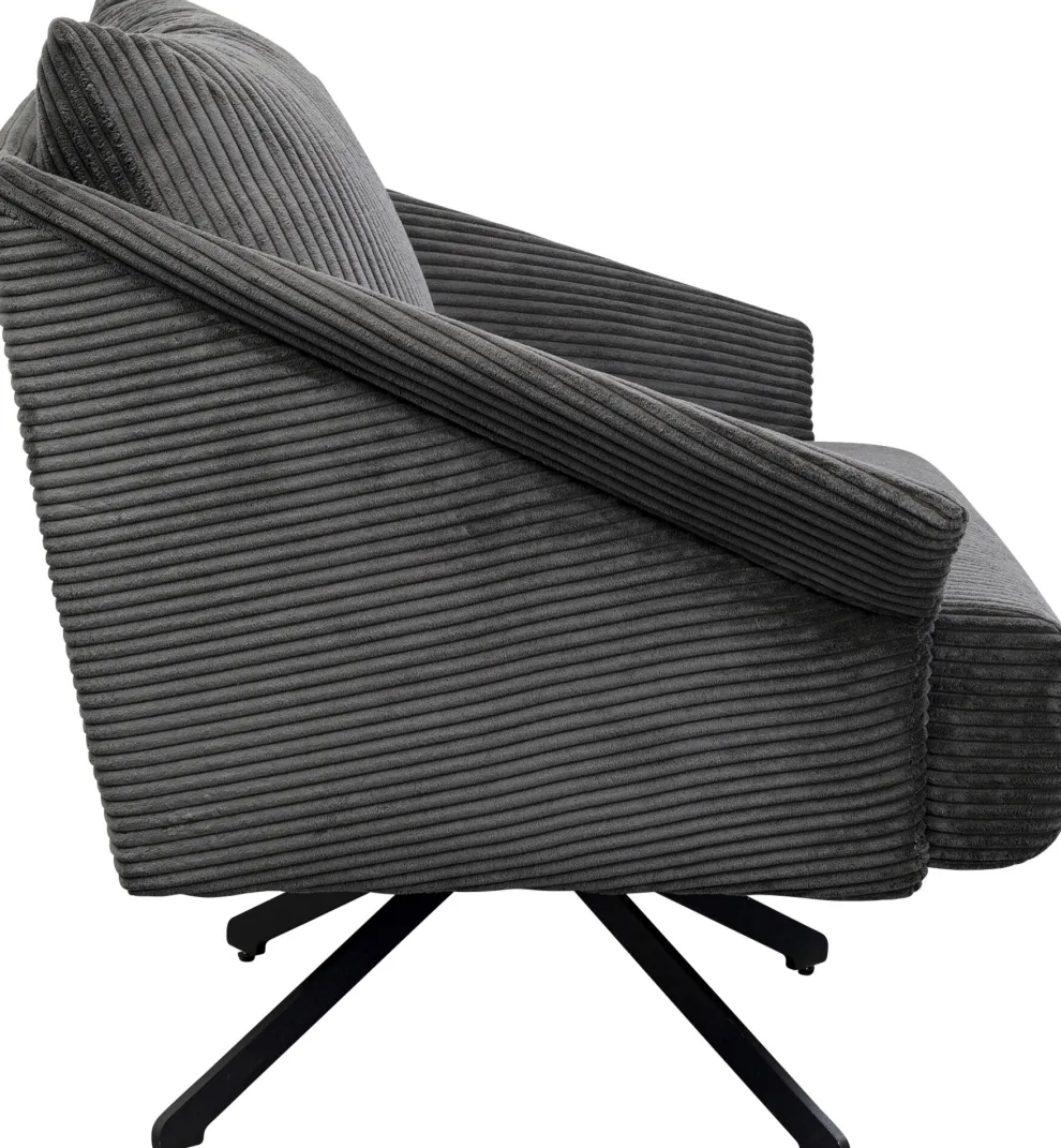 Draaibare Fauteuil Milo Grey