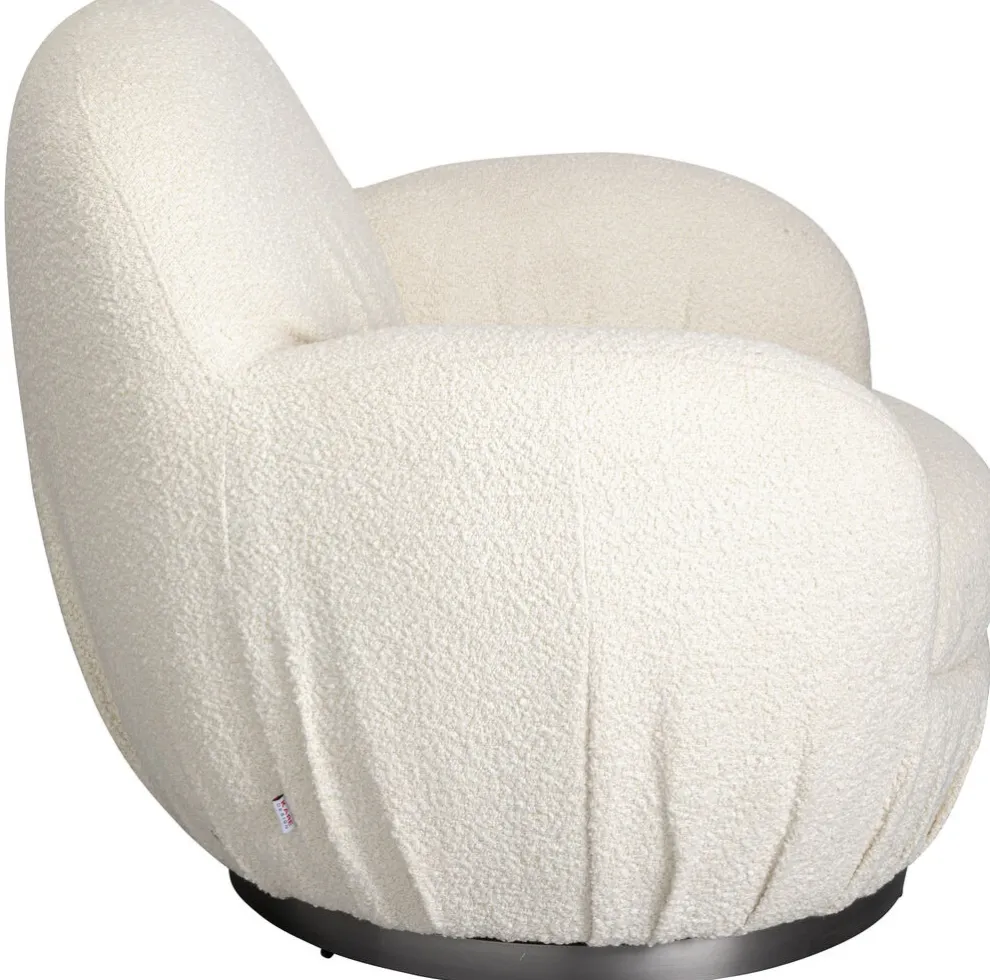 Draaifauteuil Nube Boucle