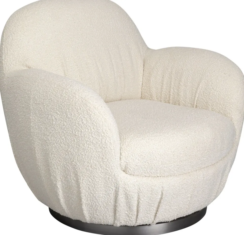 Draaifauteuil Nube Boucle