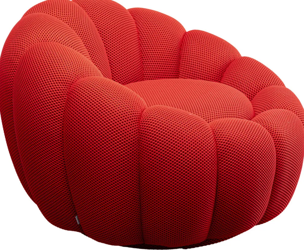 Draaifauteuil Peppo Bloom Red