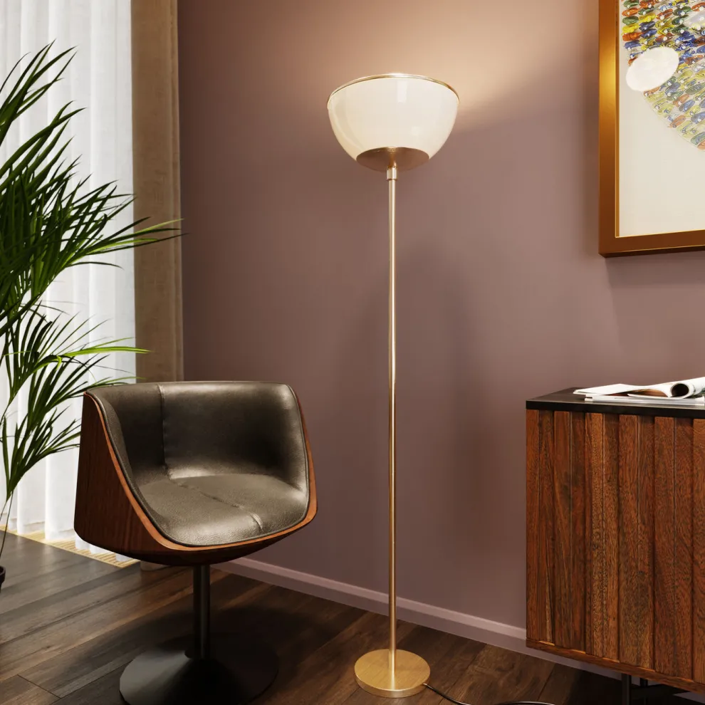 Draaistoel Club Walnoot